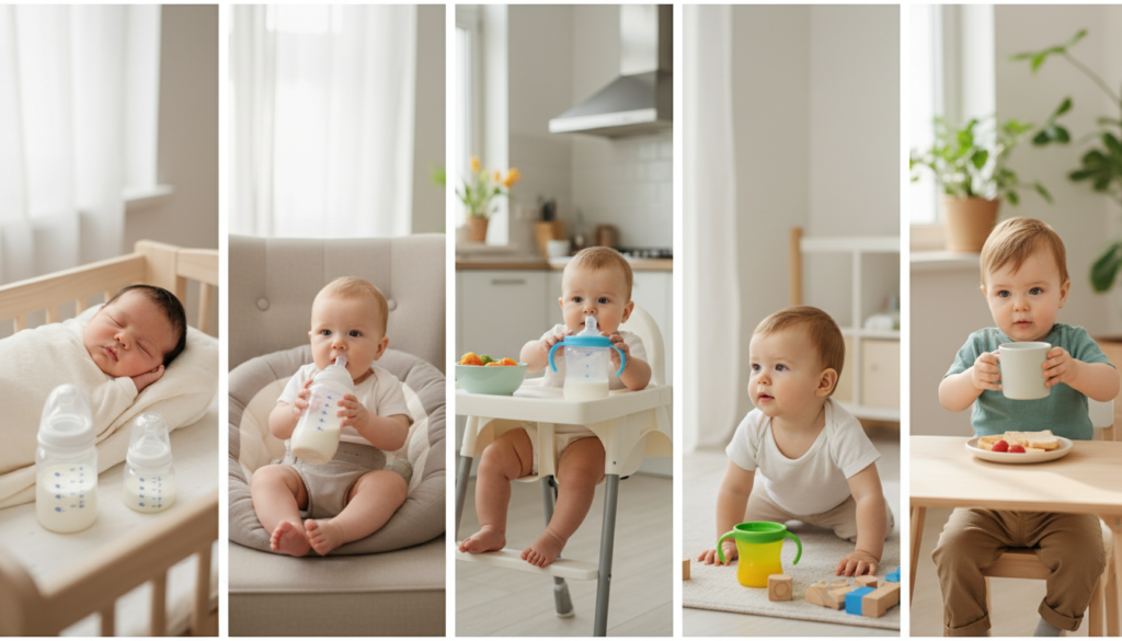 découvrez quelle quantité de lait votre bébé doit consommer selon son âge pour assurer sa croissance optimale et son bien-être.